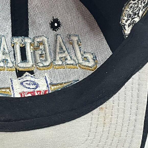 Vintage Jacksonville Jaguars Logo Athletic Pro Line Diamond Cut Snap Back Rare - Picture 13 of 16